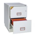 Fire Resistant 2 Drawer Filingcabinet