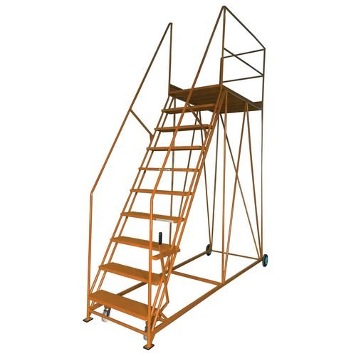 Single Ended Access Platform Orange - 3454mm X 3048mm X 1092mm