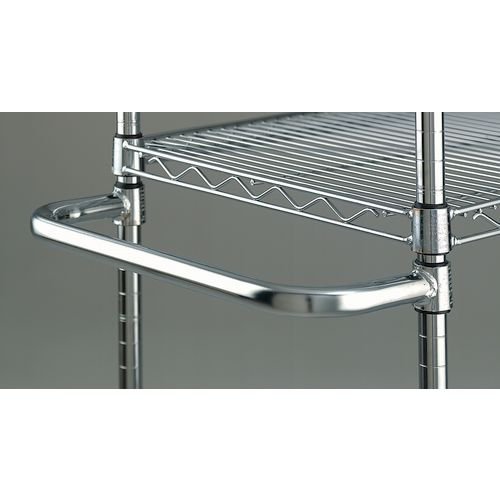 Mobile Trolley 2-Tier Chrome 372995