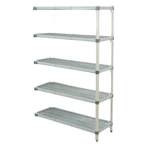 Metromax Q™ polymer shelving - 5 shelf add-on unit