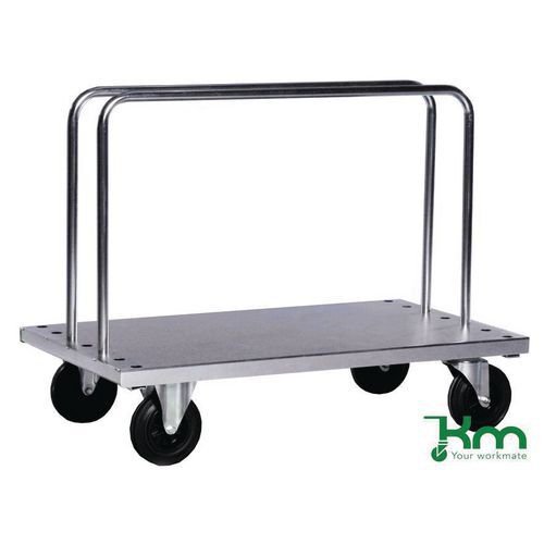 Konga heavy duty zinc plated and laminated sheet and board trolleys