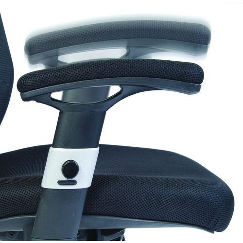 Contemporary 24 hour ergonomic mesh executive office chair, black