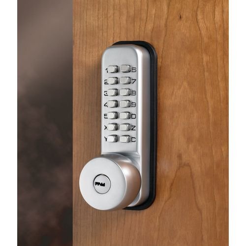 Push Button Mechanical Digital Door Lock - Key Override