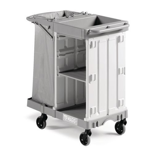 Housekeeping trolleys, suitable for 4 to 5 rooms