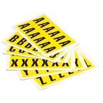 Yellow Labels 38 X 21 mm Pack of A-z
