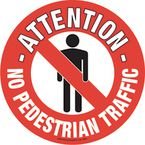 No Pedestrian Traffic Floormarker 430 mm Dia