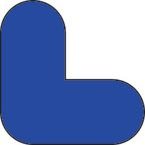 Warehouse Floor Signals Pack of 10 l Shape 200 X 200 Mmblue