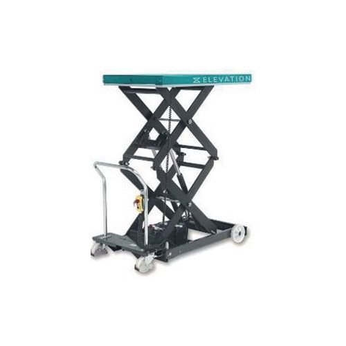 Mobile lift tables - Battery operated mobile lift tables, double lift - capacity 125kg