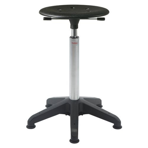 Sigma Octopus Stool - Kappa Plastic Seat + Glides Adj Seat Height 56-82Cm