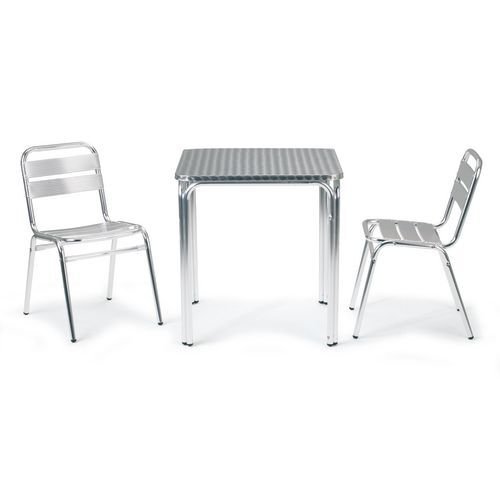 Aluminium bistro - Tables table