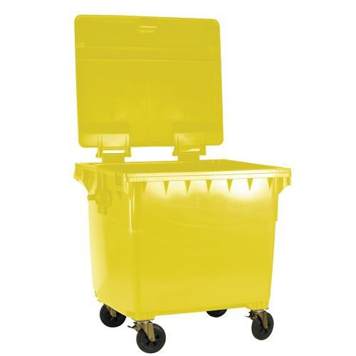 4 wheeled bin without lockable lid - 770L