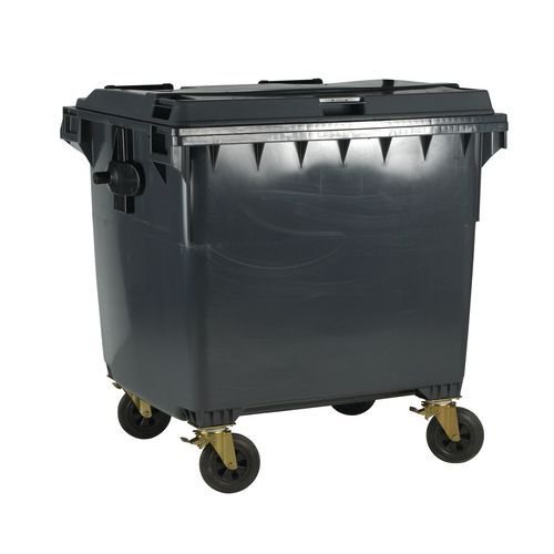 4 Wheeled bin with optional lockable lid - 660L