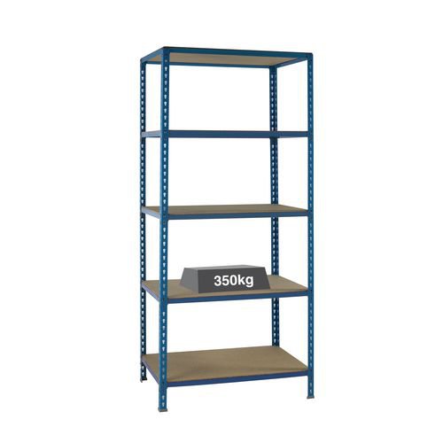 Standard Duty Painted Orange Shelf Unit Blue 378966 - HC Slingsby PLC - SBY22570 - McArdle Computer and Office Supplies