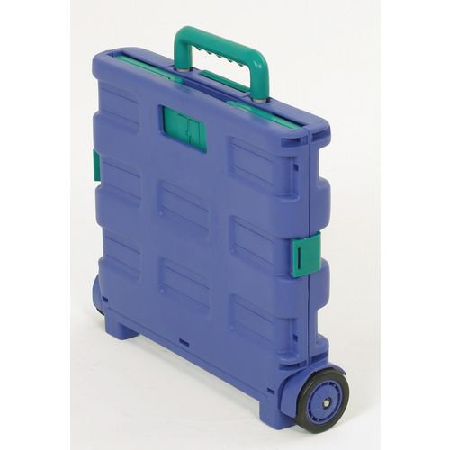 Folding box trolleys - 25kg capacity with lid