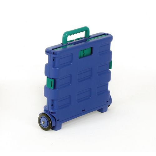 Folding box trolleys - 25kg capacity with lid