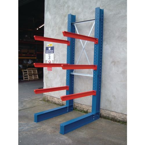 Heavy duty bolted cantilever racking - Single sided starter units
