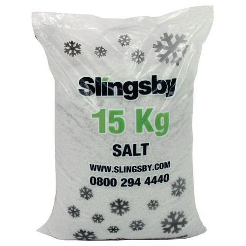 White Winter 15kg Bag De-Icing Salt (Pack of 30) 379758