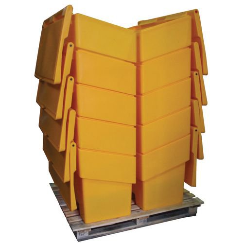 Winter Grit Bin 170 Litre Yellow 380176 WE23080 Buy online at Office 5Star or contact us Tel 01594 810081 for assistance