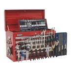 Topchest 5 Drawer - Ballbearing Runners - Red with 137 Pc Tool Kit