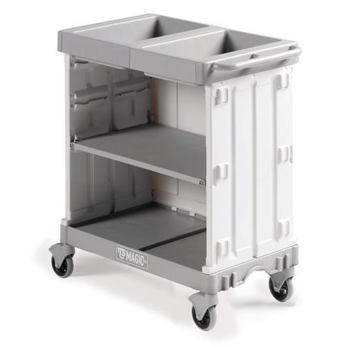Housekeeping trolleys, suitable for 8 to 10 rooms