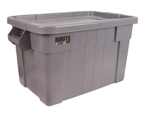 Rubbermaid industrial strength tote box - 75L, Grey