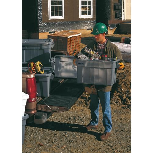 Brute Tote Box/Lid 75 Litre Grey (L707 x W441 x D384mm) 382216 SBY24308 Buy online at Office 5Star or contact us Tel 01594 810081 for assistance