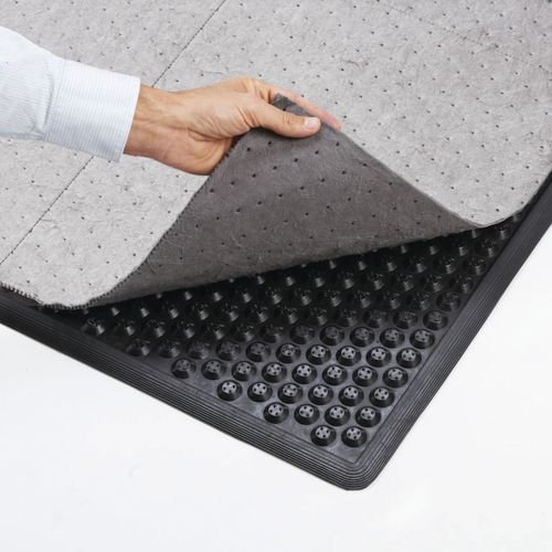 Ecosorb 100% Nitrile Rubber Duckboard Mats With Replaceable Sorbent