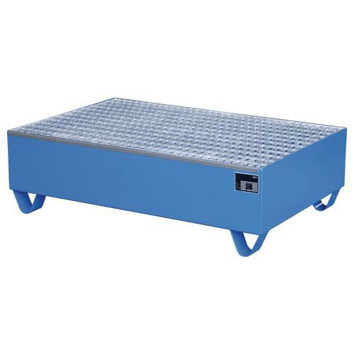 Steel sump pallets - Blue painted