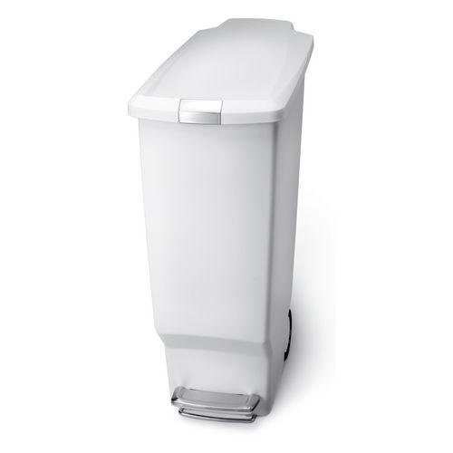 Simplehuman 40L slim mobile pedal bin