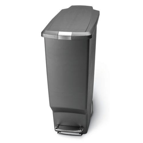 Simplehuman 40L slim mobile pedal bin