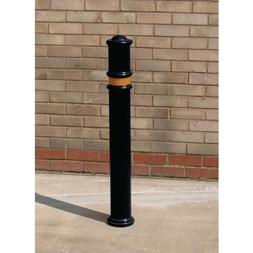 Steel dome top bollard