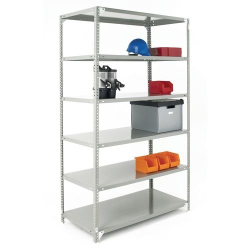 Bolted Shelving Starter Bay Grey - 2500 X 1200 X 400