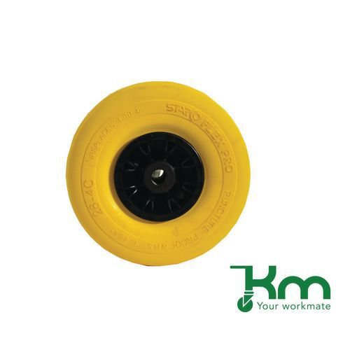 Konga puncture proof wheel with yellow tyre