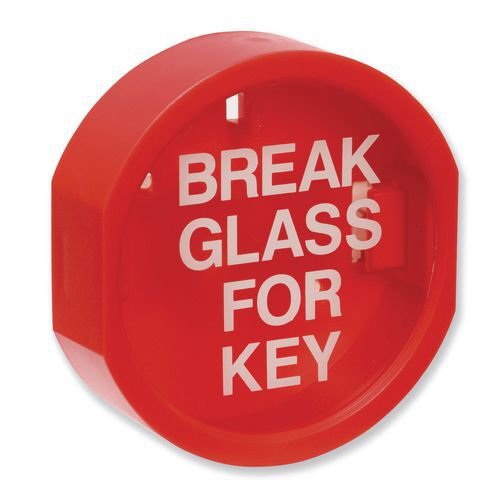 Break glass key holder Box with printed glass