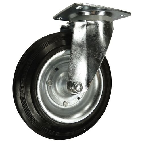 Waste Container Castor, 200mm Dia Swivel