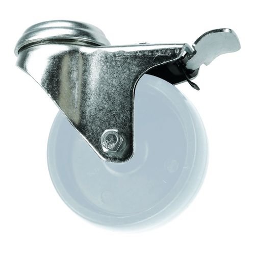 50mm Swivel Castor With Brake - Polypropylene