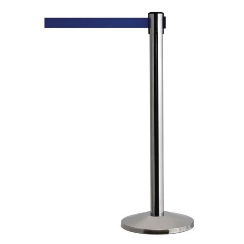 Tensator® Budget retractable belt barrier system - Mirror effect post - set of 2