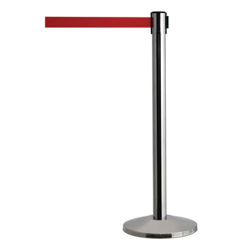 Tensator® Budget retractable belt barrier system - Mirror effect post - set of 2
