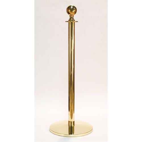 Posts - polished brass - sphere top