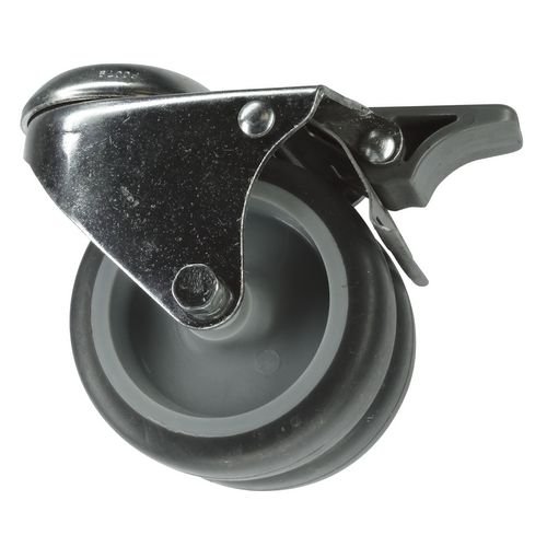 75mm Swivel Castor - Thermoplastic Rubber Tyre