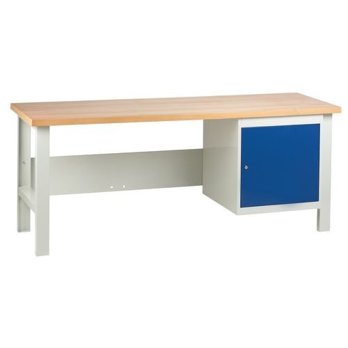 Medium Duty Workbench 1800X650 With Cupboard