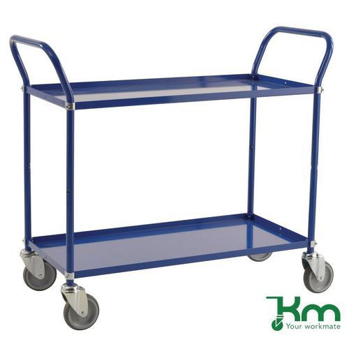 Konga two tier trolley - blue