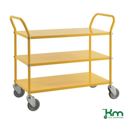 Konga two tier trolley - yellow