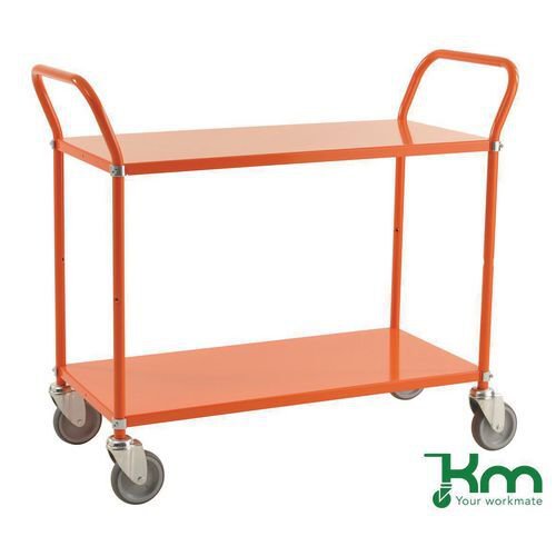 Konga two tier trolley - orange