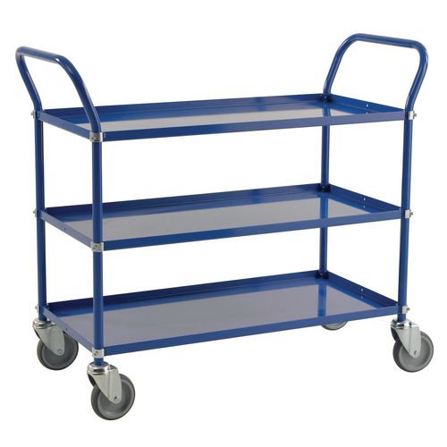 Konga three tier trolley - blue