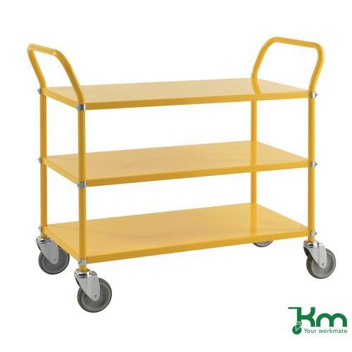 Konga three tier trolley - yellow