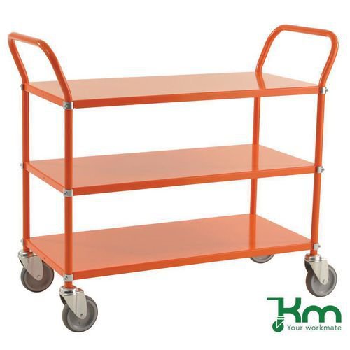 Konga three tier trolley - orange