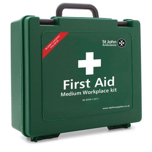 Medium BS8599-1:2019 workplace first aid kit