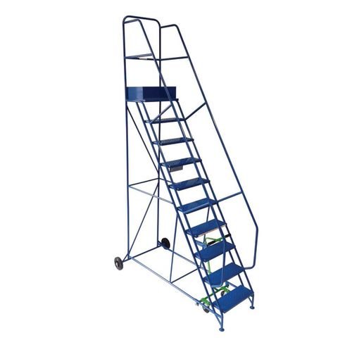 Industrial 10 Tread Mobile Step D/H M/T Blue