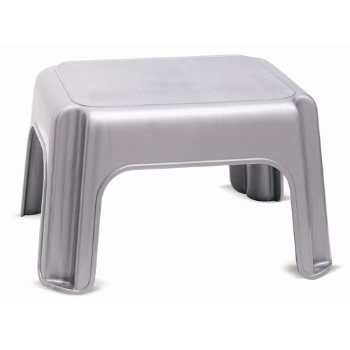 Lightweight plastic step up stool